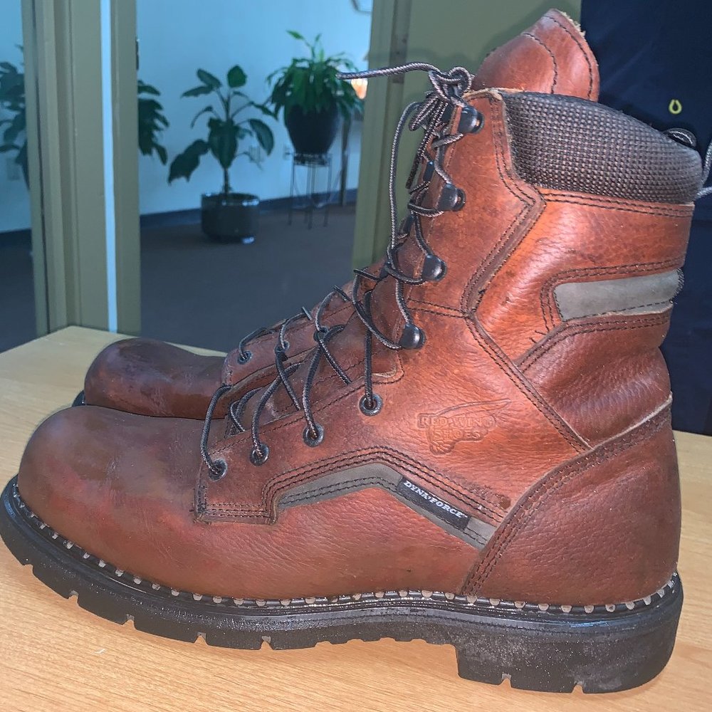 Size 13 Red Wings Lace Up Boots